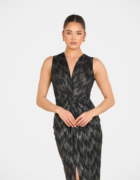 Laurentian  V-neck Gown